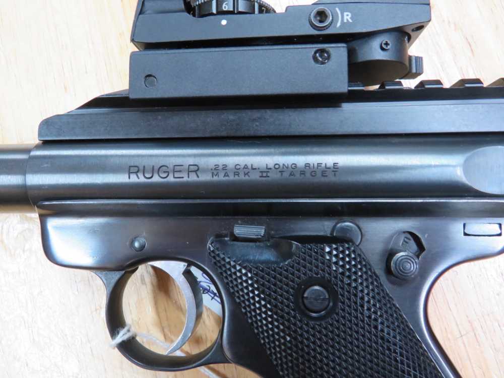 RUGER Mark II Target w/Optical Sight .22 LR Cal.-img-4