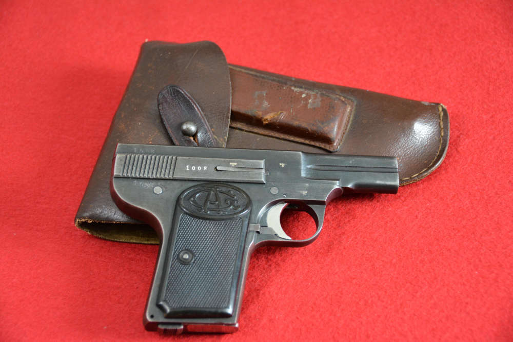 RARE SUPER DESIRABLE ARAMAND GAVAGE, WWII GERMAN PROOFED PROCUREMENT RIG-img-0