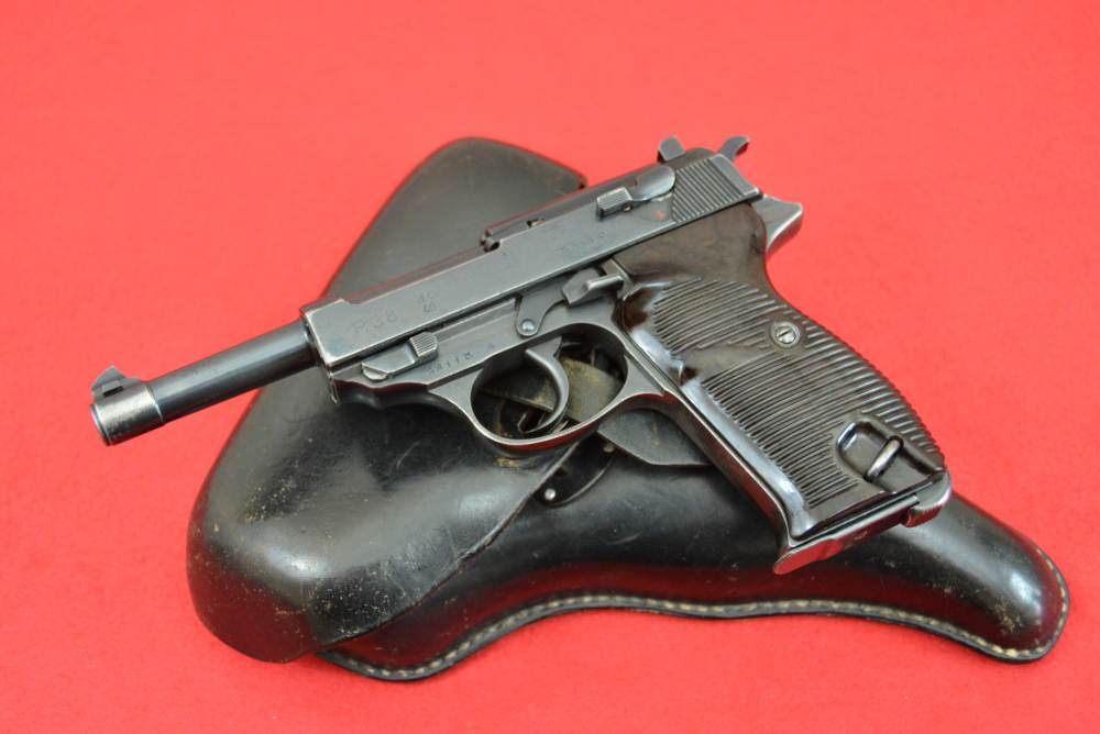 Rare Early-Production Mauser BYF 42 P.38 Full Rig-img-16