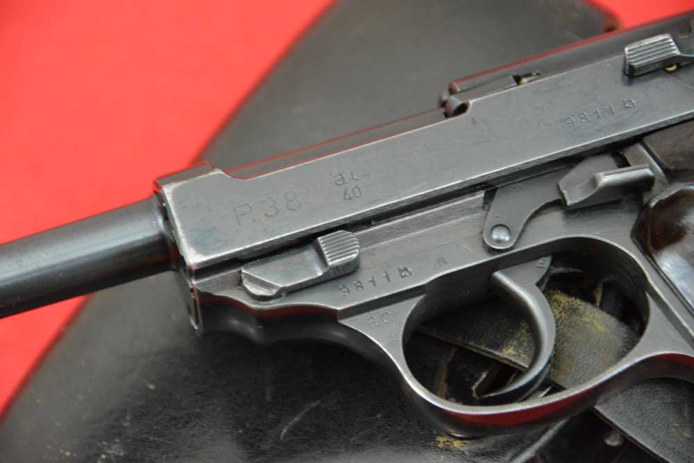 Rare Early-Production Mauser BYF 42 P.38 Full Rig-img-17