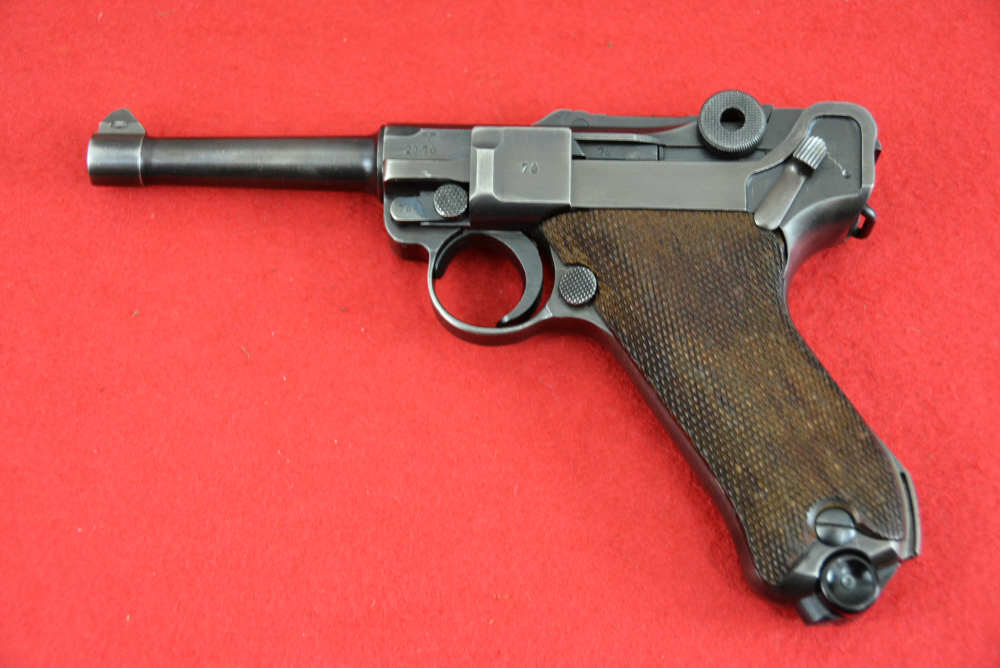 SUPER RARE 1940 Mauser Banner DIPLOMATIC VERSION COM 4 Blank Chamber Luger -img-11