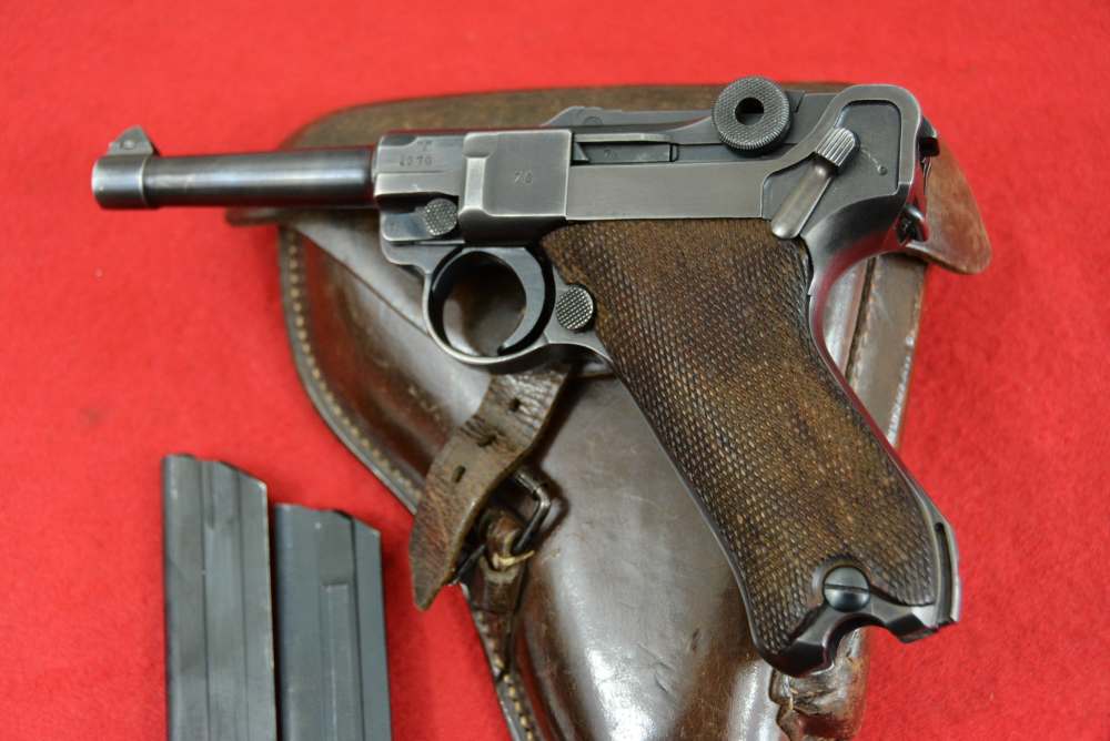 SUPER RARE 1940 Mauser Banner DIPLOMATIC VERSION COM 4 Blank Chamber Luger -img-1