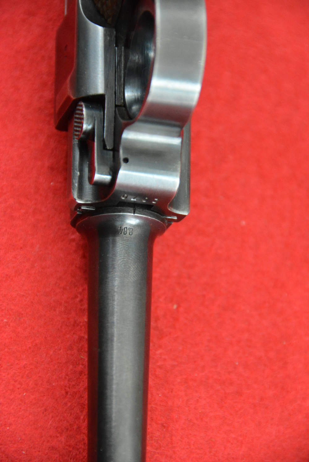 SUPER RARE 1940 Mauser Banner DIPLOMATIC VERSION COM 4 Blank Chamber Luger -img-32
