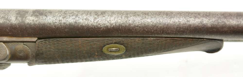 Antique Perkins Underlever 10 Ga Shotgun London Imported Henry T. Cooper NY-img-5