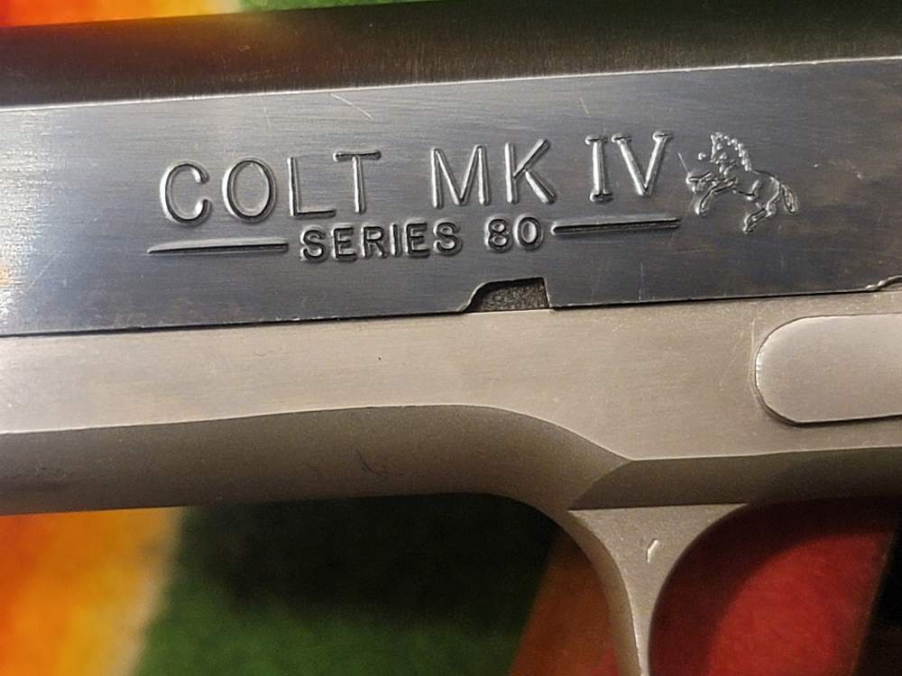 Colt 1911 Combat Elite 45 acp Government 2 tone 1991 prod sweet-img-2