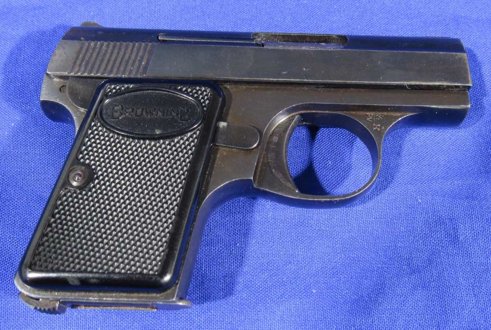 Vintage Browning BABY BROWNING .25 ACP Semi-Auto Pistol – Made in Belgium-img-7