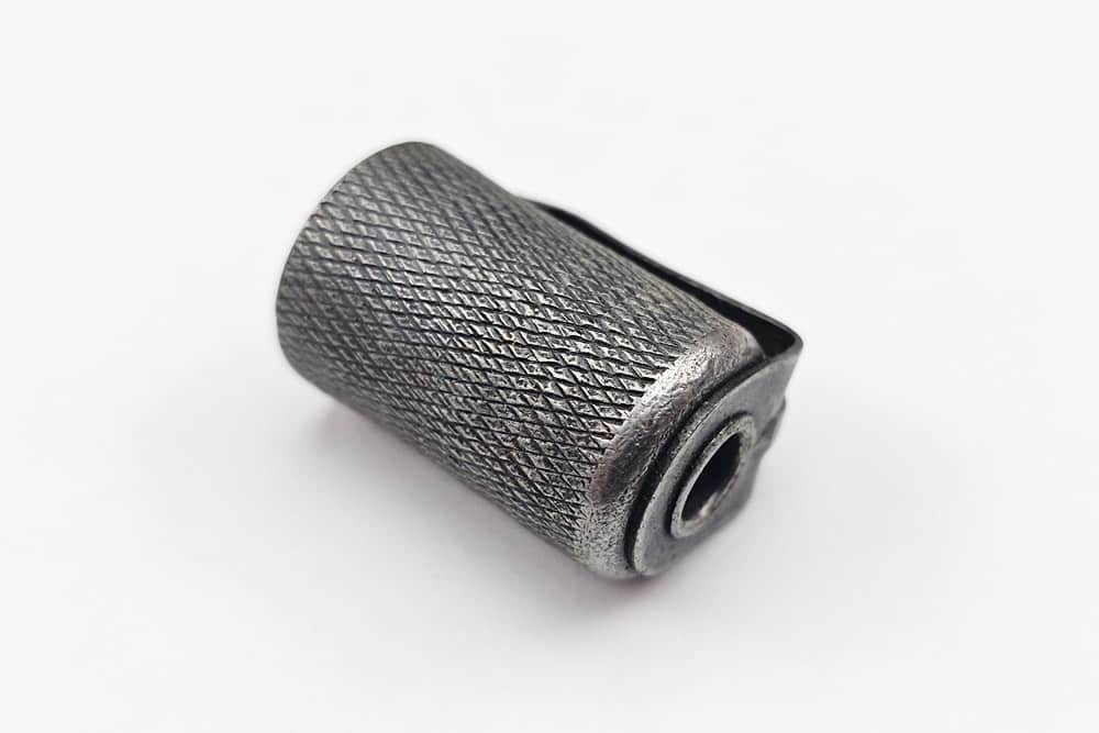  Finnish m39 Mosin Nagant rifle muzzle cover - knurled steel-img-1
