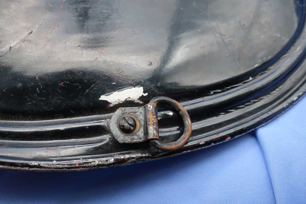 Cairns & Brother Inc Original Fireman's Helmet HCFD Clifton, NJ Vintage-img-7