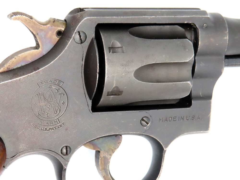 WW2 US Navy Smith & Wesson Victory Revolver-USN Holster Rig 38 Spl S&W 1942-img-6