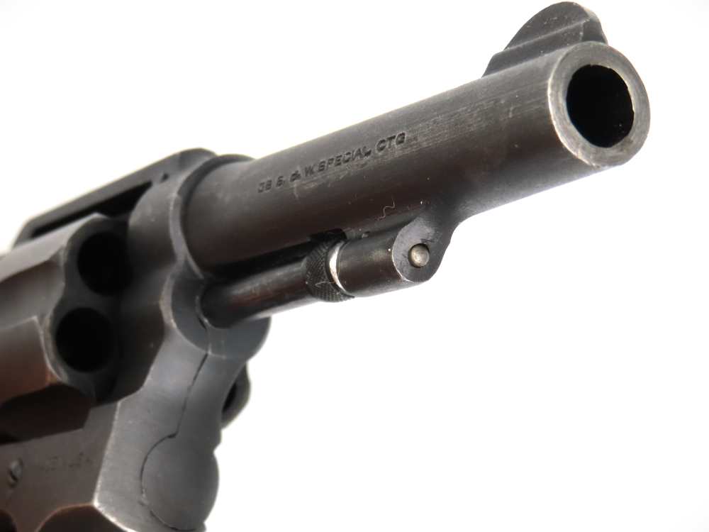 WW2 US Navy Smith & Wesson Victory Revolver-USN Holster Rig 38 Spl S&W 1942-img-3
