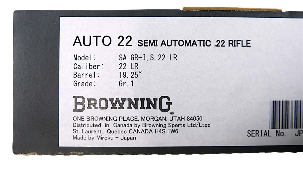 BROWNING SA-22 EXCELLENT CONDITION IN BOX 19.25" .22 LR MADE IN JAPAN-img-32