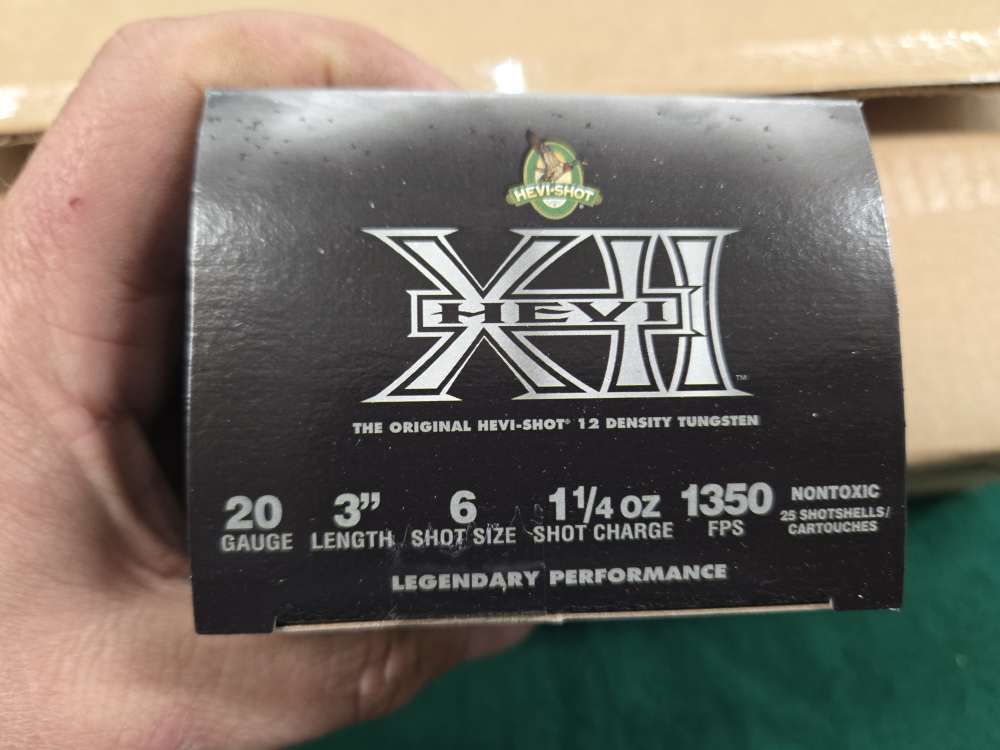 HEVI XII TUNGSTON 20GA 1-1/4OZ 6 SHOT 3" 10 BOX CASE HS53206 20 GAUGE-img-2