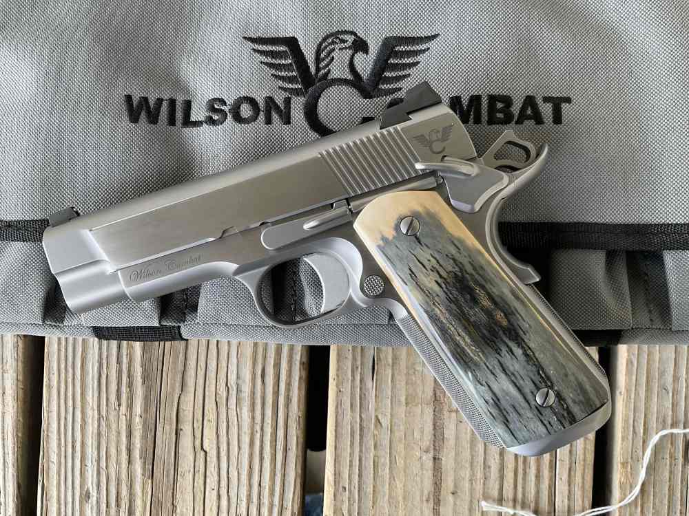 Wilson Combat Professional 9mm Stainless Custom Order Mammoth Ivory-img-0