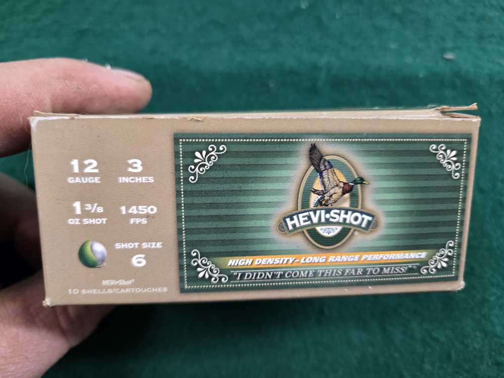 Hevi-Shot Duck 3" 12 Gauge Ammo 6 SHOT, 10/box - 43006 12GA-img-1