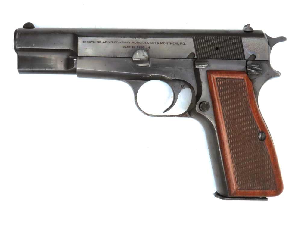 Cold War FN Browning Hi-Power Belgian 9mm Luger Pistol Late C-Series 1976-img-9