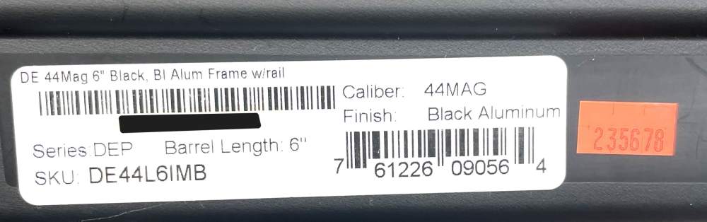 Magnum Research Desert Eagle MK XIX L6 6” 44 Mag  - Black-img-3