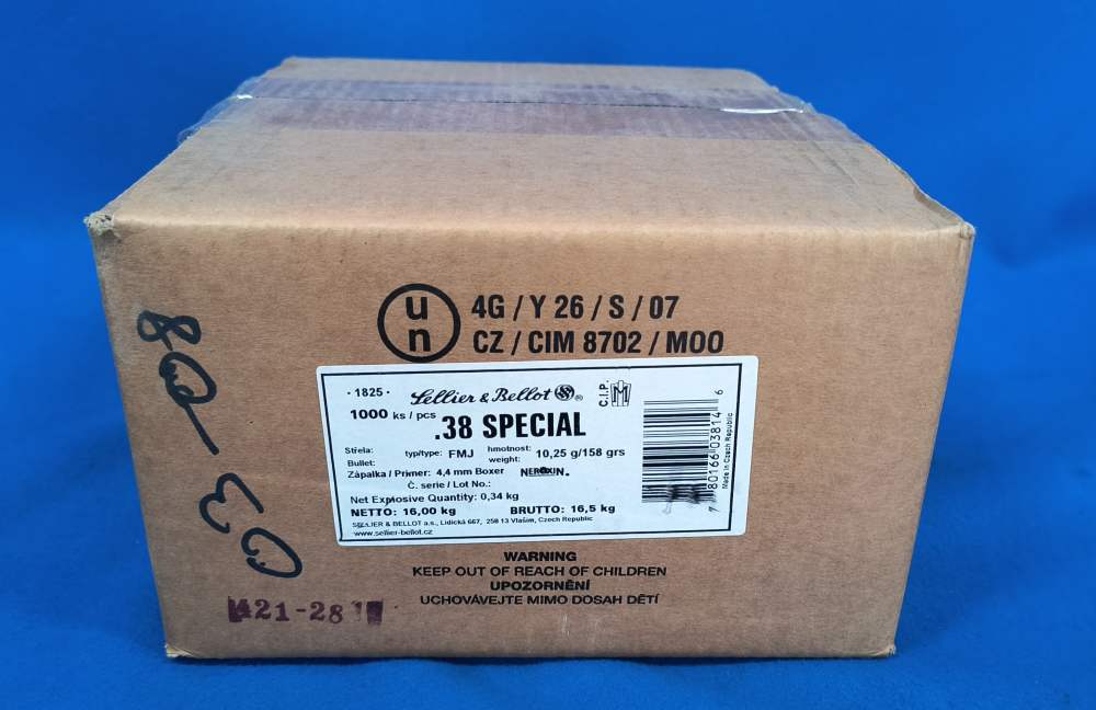 Sellier & Bellot .38 Special Ammo 1000rds-img-0