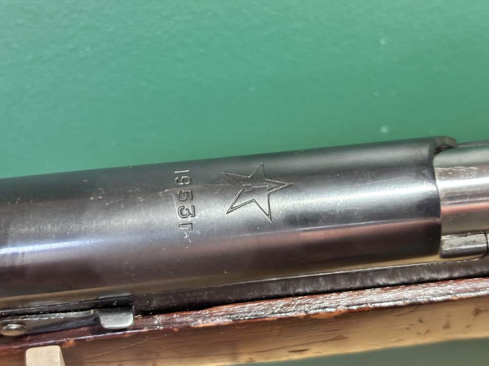 Tula SKS 7.62x39 Semi Auto Rifle Wood Stock 20" Mfg in Russia w/ Bayonet -img-5
