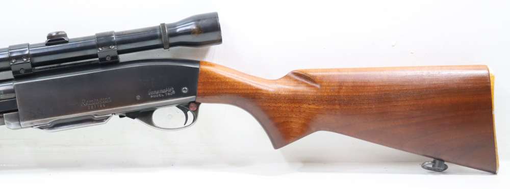 REMINGTON 760 GAMEMASTER PUMP ACTION .244 REM W/ WEAVER K4 SCOPE-img-8