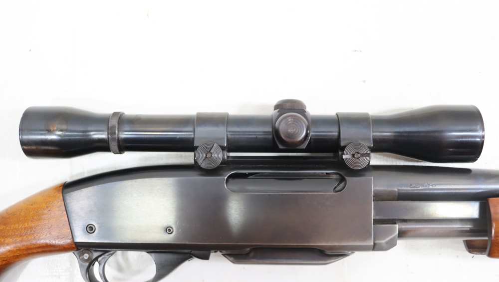 REMINGTON 760 GAMEMASTER PUMP ACTION .244 REM W/ WEAVER K4 SCOPE-img-67