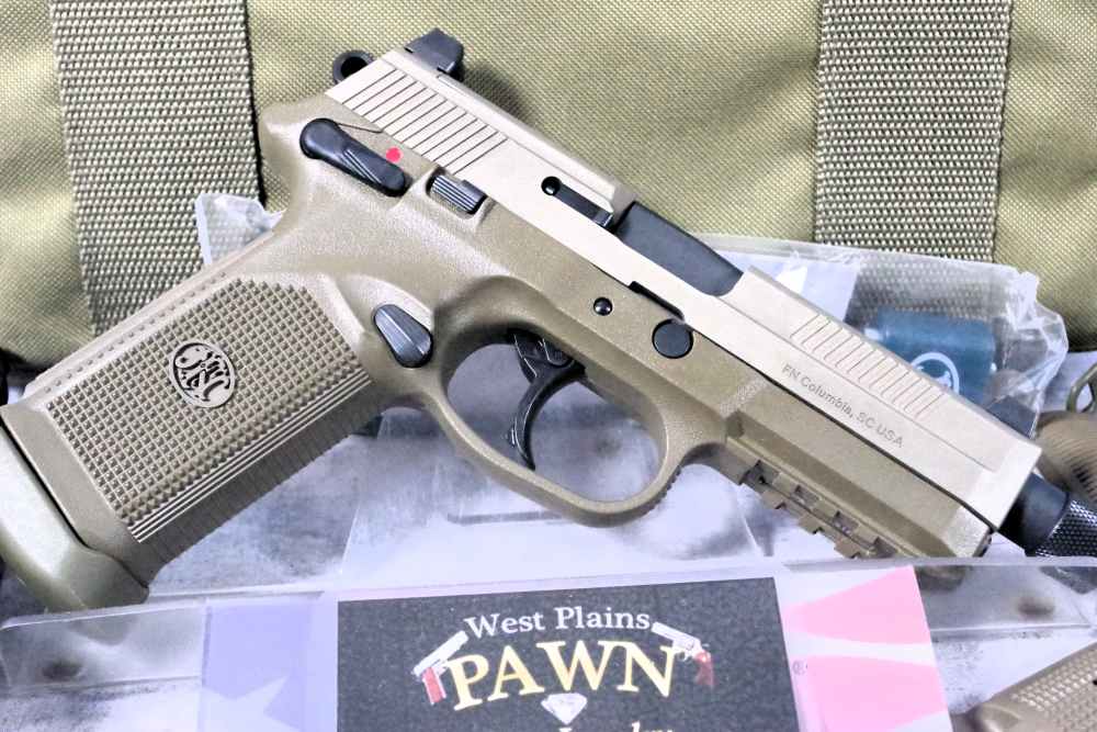 NIB FN FNX-45 TACTICAL SEMI AUTO .45 ACP PISTOL 5" 15+1 FDE OR 66968-img-1