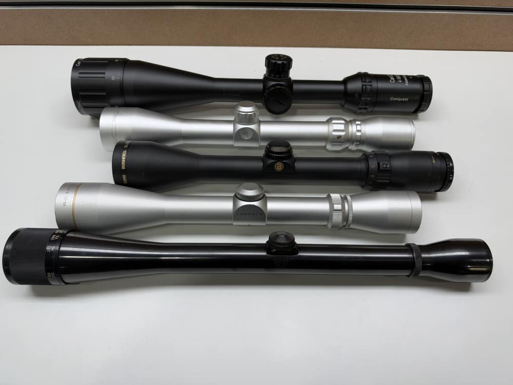 Multiple Manufacturer Five SCOPE LOT, zeiss ,leupold ,simmons, bushnell-img-0
