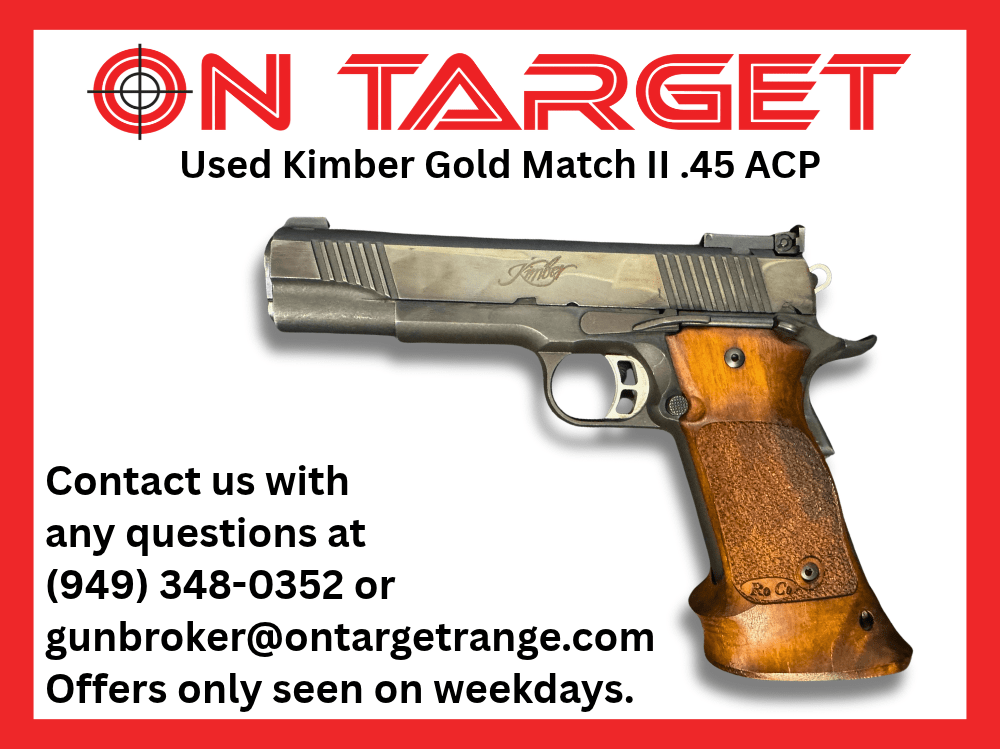 Used Kimber 1911 Gold Match II .45 ACP-img-0