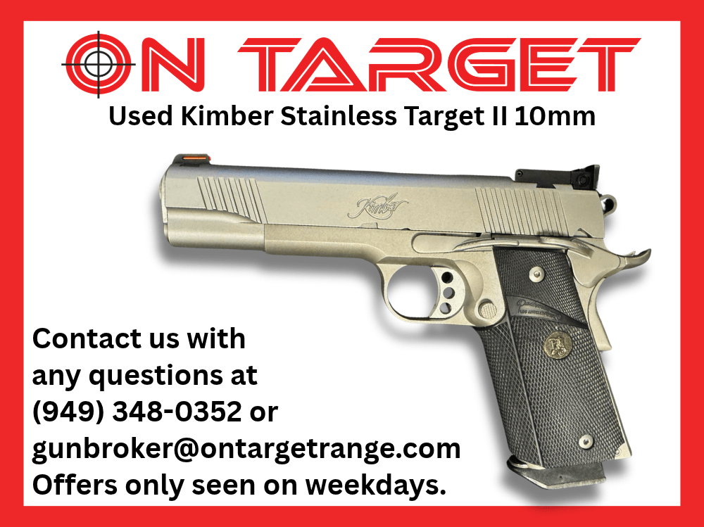 Used Kimber Stainless Target II 10mm-img-0