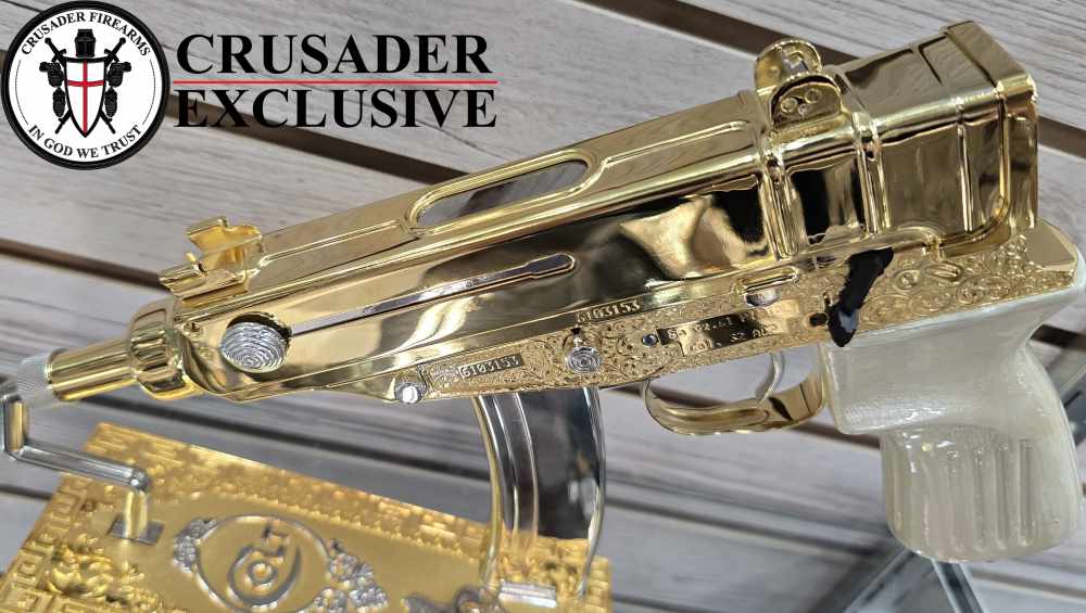 Czech Small Arms, VZ61, 24K Gold Plated & Engraved-img-7
