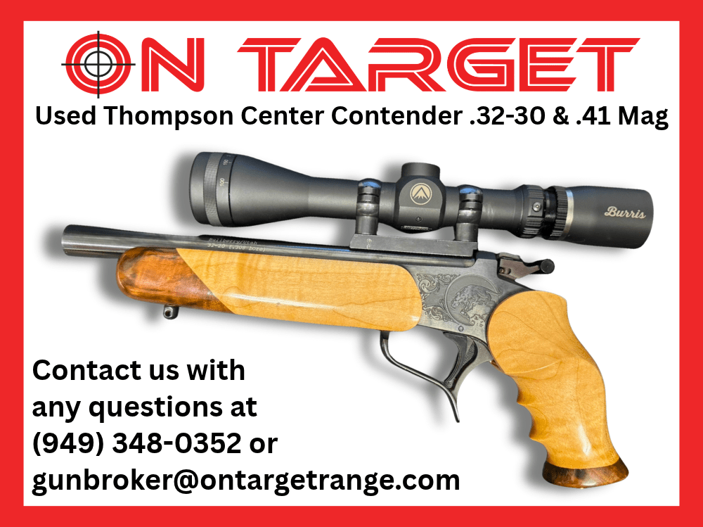 Used Thompson Center Contender .32-20 & .41 Mag-img-0