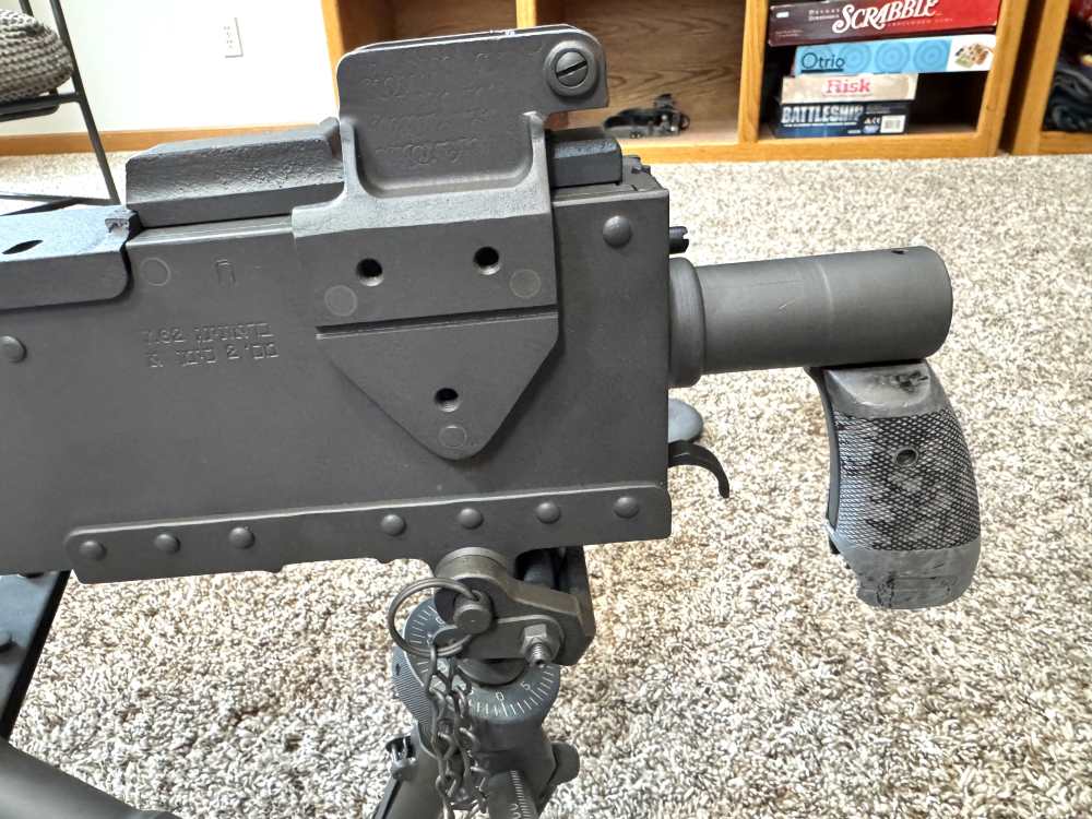 1943 Browning M1919A4 Saginaw semi-auto 7.62x51 w/ 1943 M2 tripod-img-19