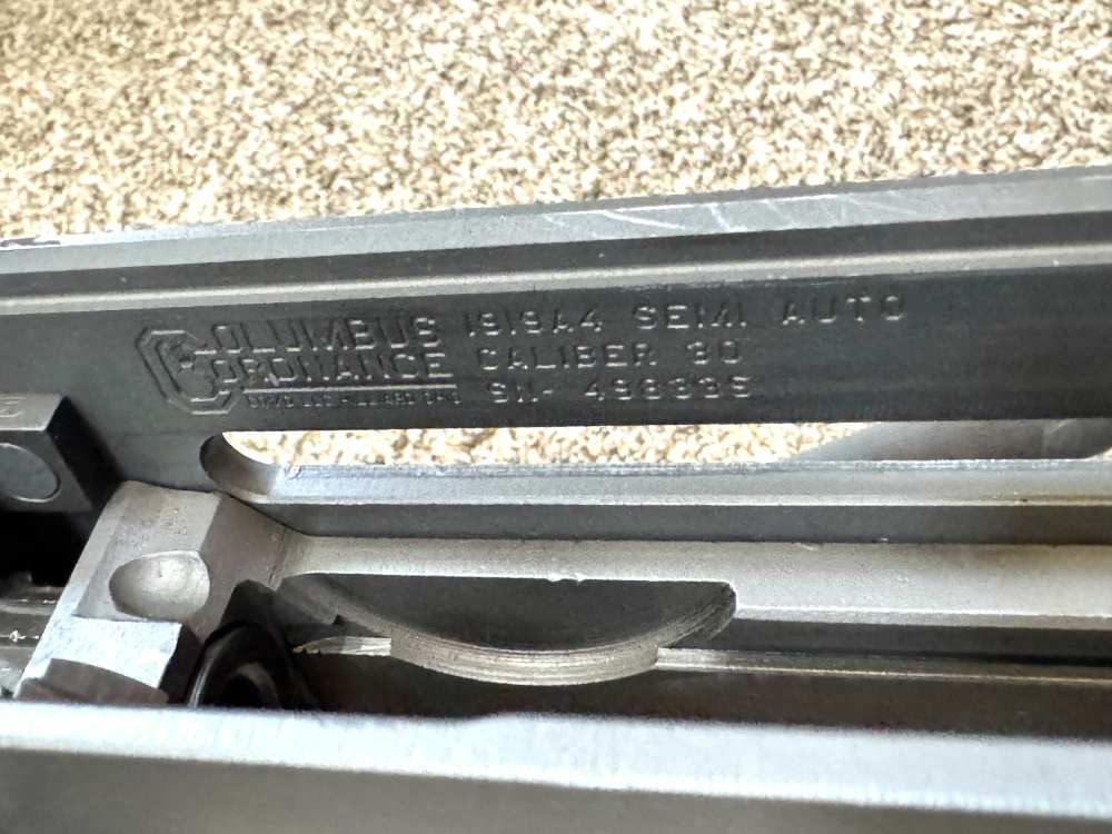 1943 Browning M1919A4 Saginaw semi-auto 7.62x51 w/ 1943 M2 tripod-img-38