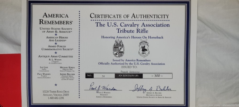 Winchester 1894 U.S cavalry association tribute 30-30, #74 of 300-img-15