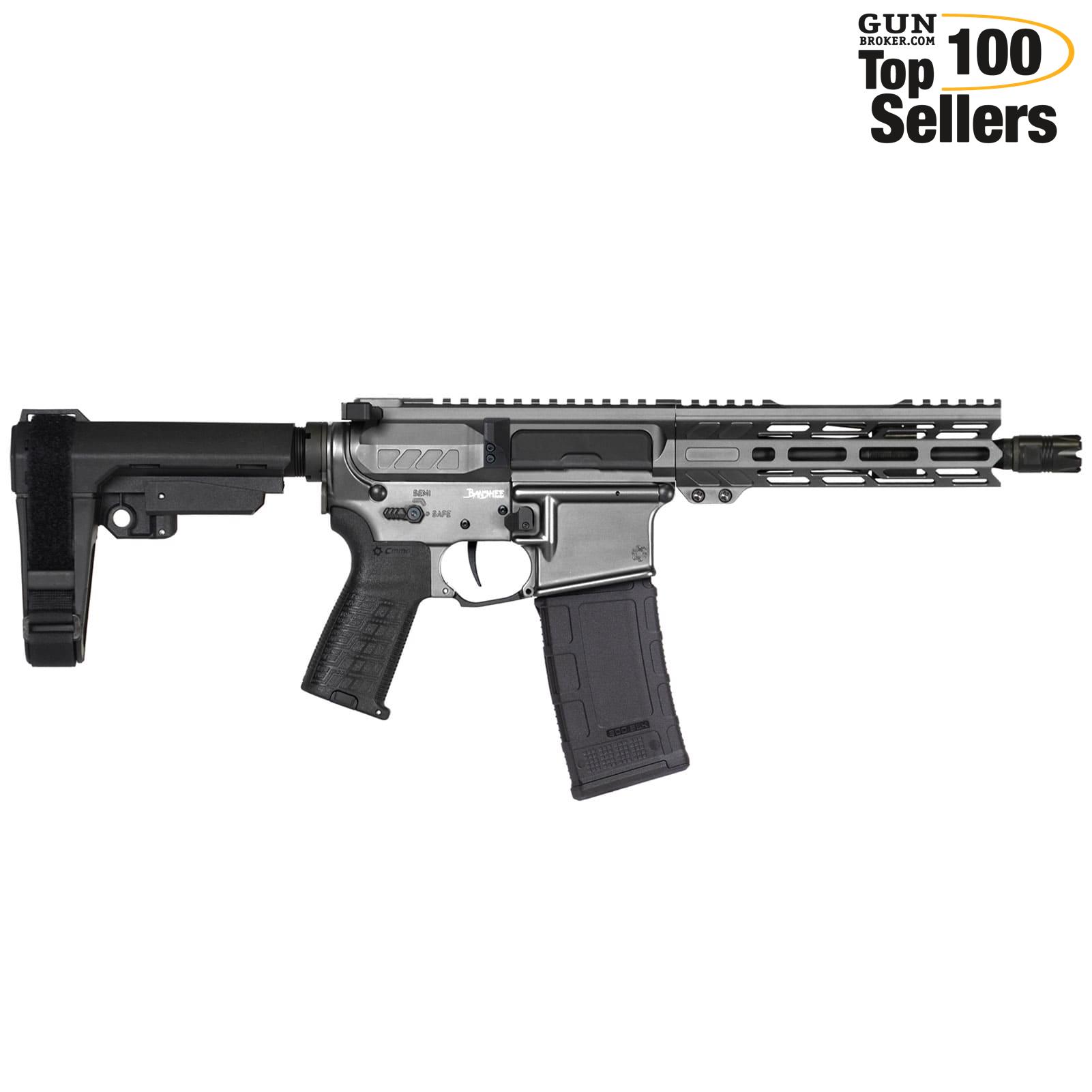 CMMG Banshee Mk4 .300 BLK 8in 30rd Tungsten Semi-Auto Pistol (30AF20A-TNG)-img-0