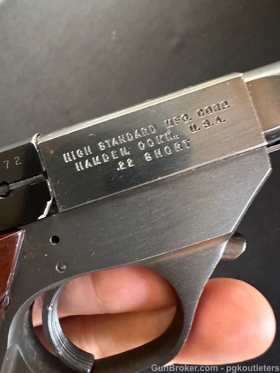 1955 - HI-STANDARD 101 OLYMPIC .22 SHORT SEMI-AUTOMATIC PISTOL.-img-12