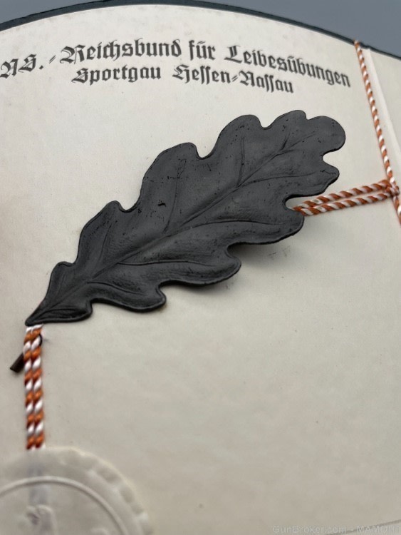 WW2 German NSRL Sport Day award document-img-3