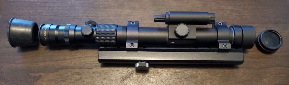 Aimpoint 3000 with 3x Magnifier on Vintage MGW Mount Gordon Gothic Serpent -img-0