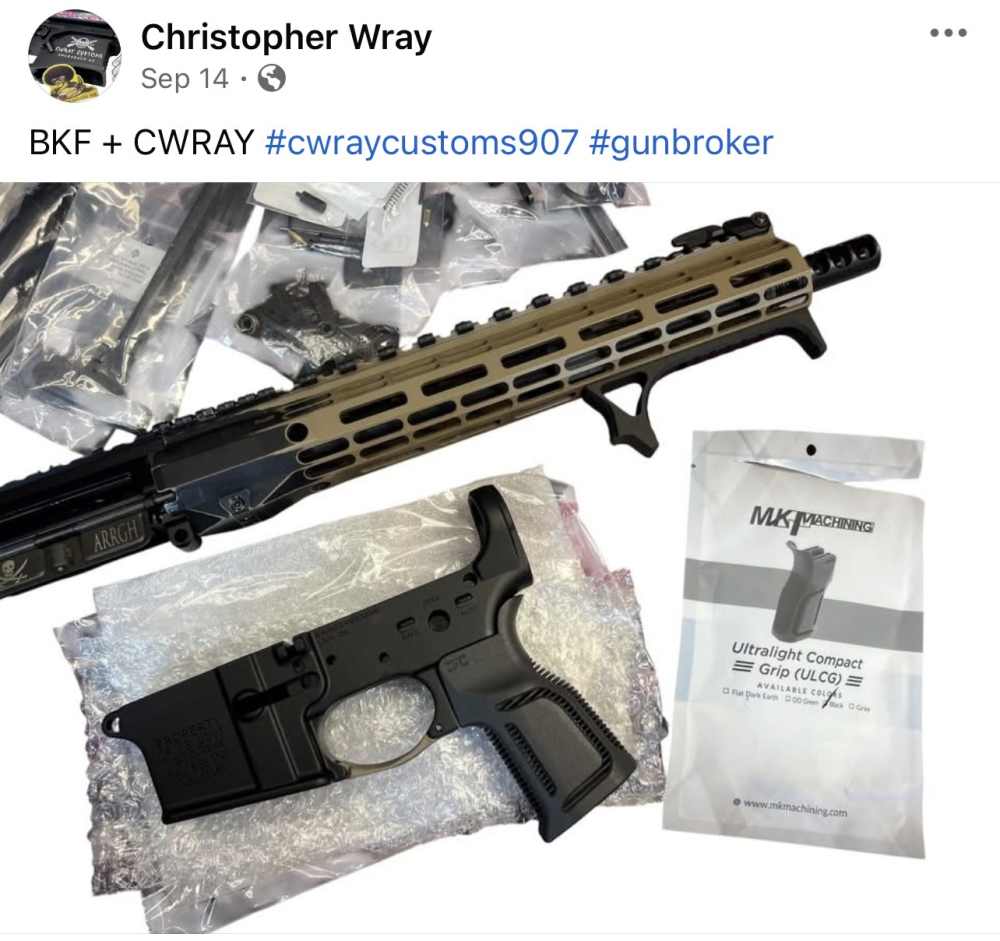 12.5in (223 Wylde) BKF & AERO M4A1 AR Pistol “The Pirate” -CWRAY-img-2