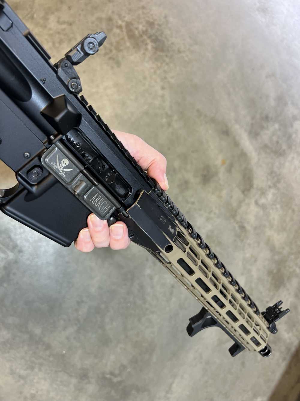 12.5in (223 Wylde) BKF & AERO M4A1 AR Pistol “The Pirate” -CWRAY-img-120
