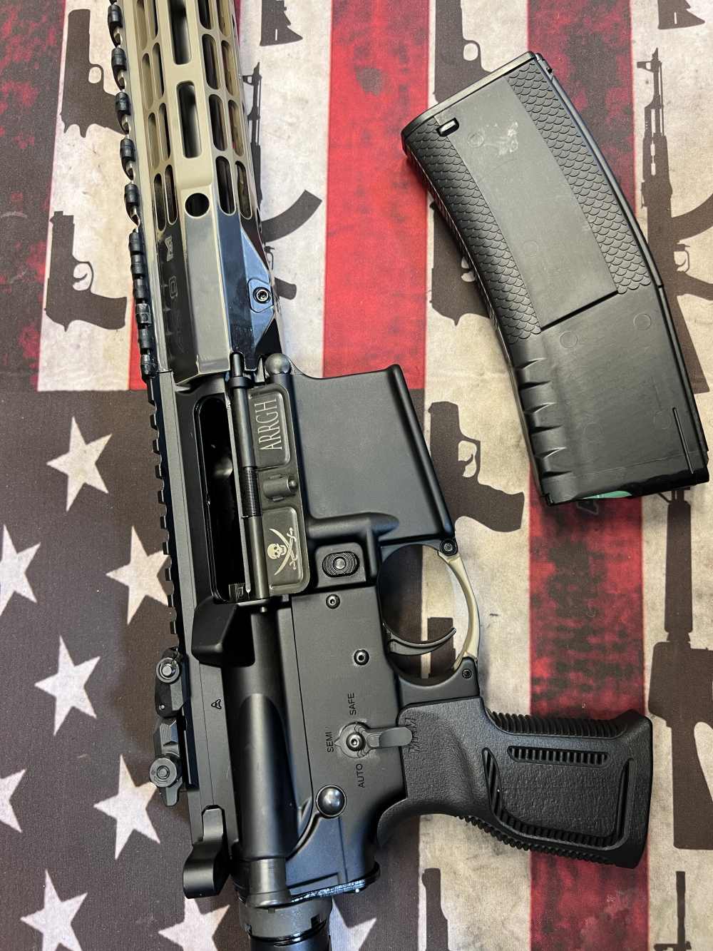 12.5in (223 Wylde) BKF & AERO M4A1 AR Pistol “The Pirate” -CWRAY-img-117