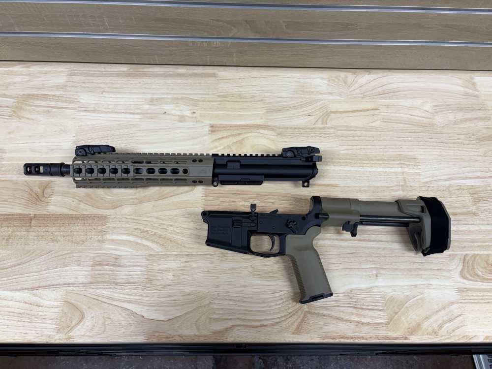 Aero Precison 300 Blackout Upper & Lower 10" w/ Upgrades! Like New!-img-1