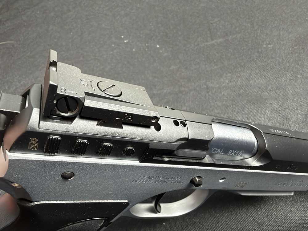 Tanfoglio MATCH PRO 9mm Optic Ready BULL BARREL *NIB*  SINGLE ACTION!-img-12
