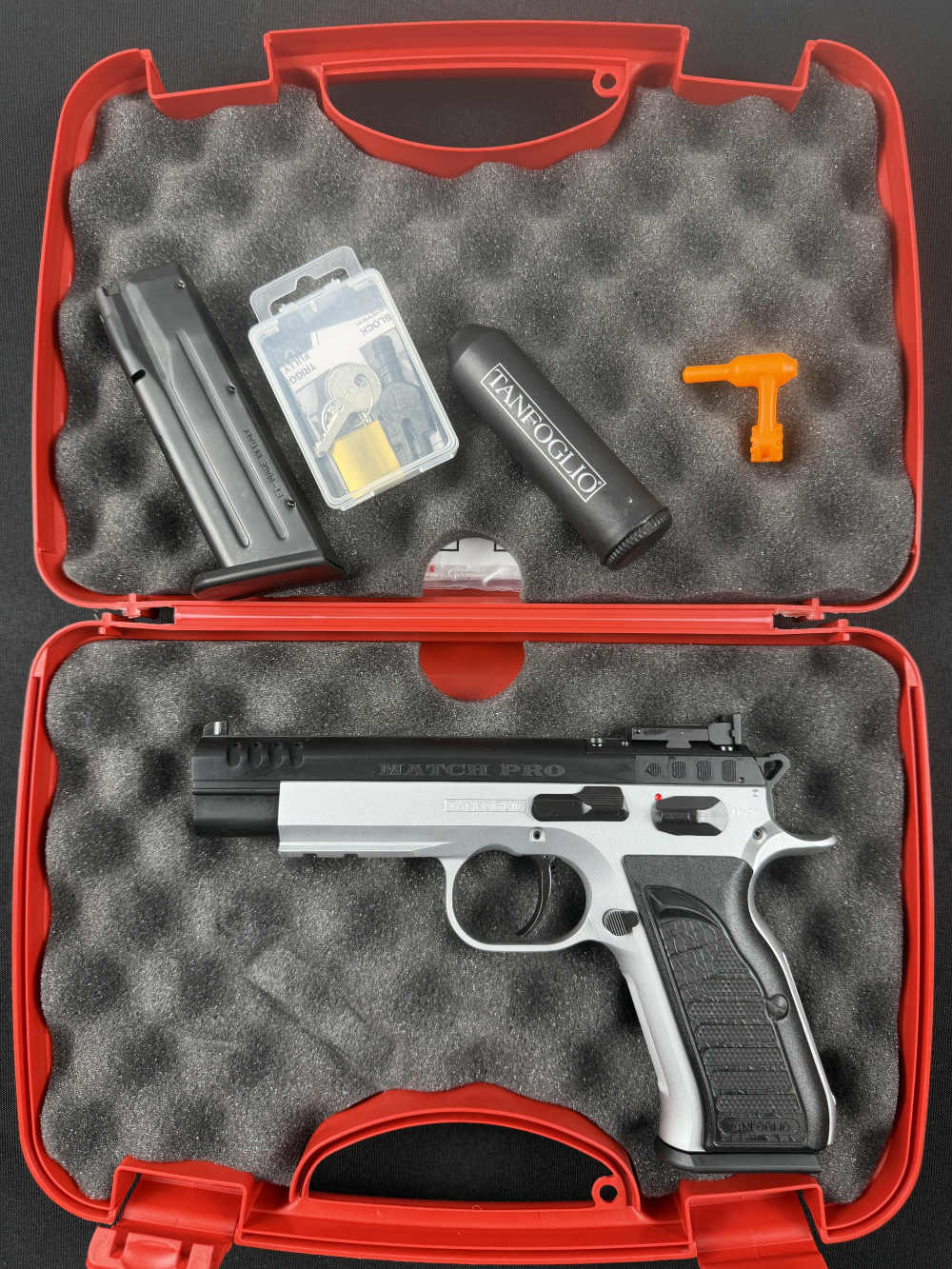 Tanfoglio MATCH PRO 9mm Optic Ready BULL BARREL *NIB*  SINGLE ACTION!-img-0