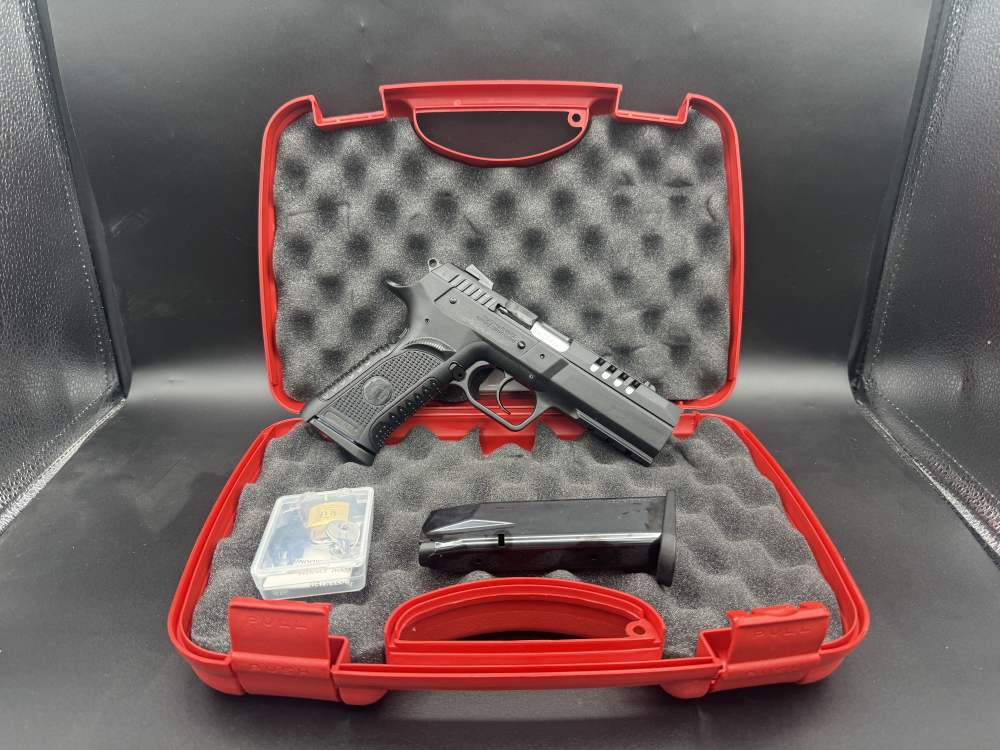NIB Tanfoglio Hexagon Poly Small Frame 9mm NO RESERVE *ported* -img-0