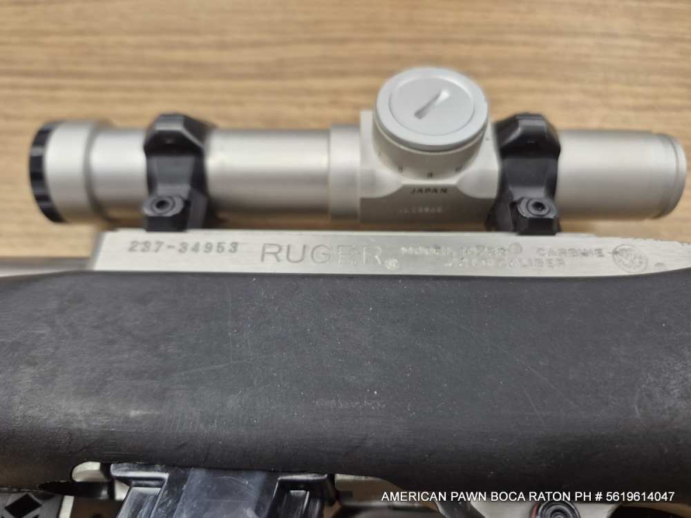 RUGER 10/22 CARBINE STAINLESS, FOLDING STOCK LASERAIM RED DOT SCOPE, FLASH-img-33