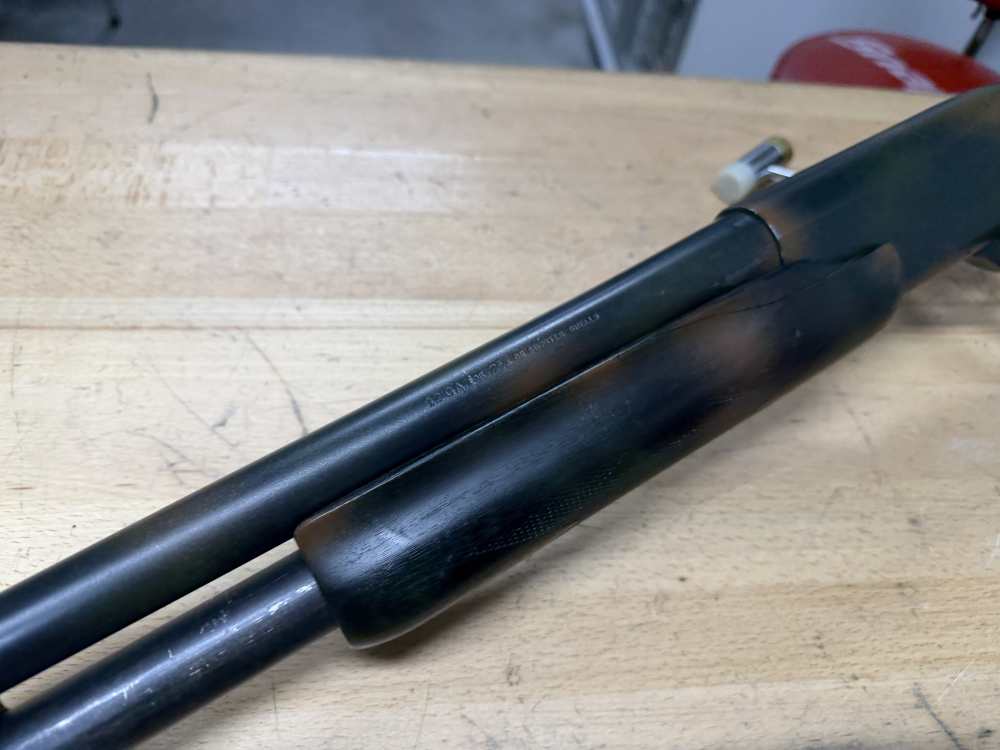 Used Remington 870 Wingmaster custom camo 12 gauge shotgun-img-43