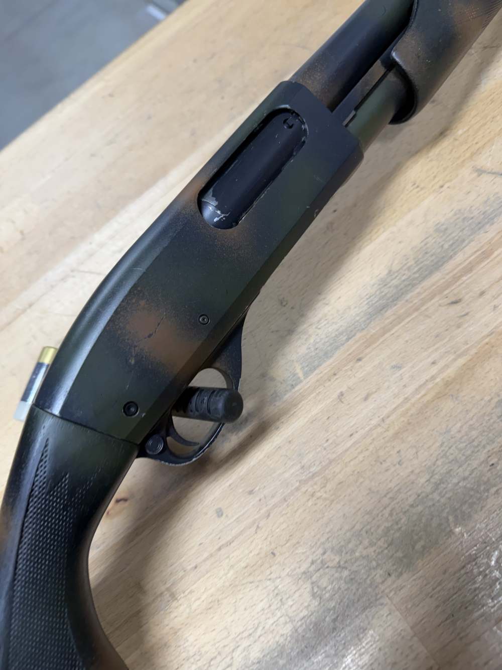 Used Remington 870 Wingmaster custom camo 12 gauge shotgun-img-4
