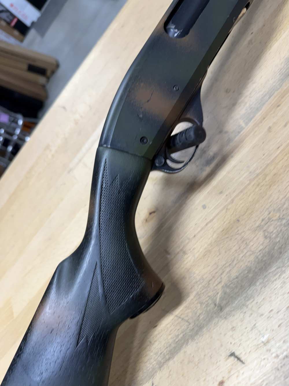 Used Remington 870 Wingmaster custom camo 12 gauge shotgun-img-5