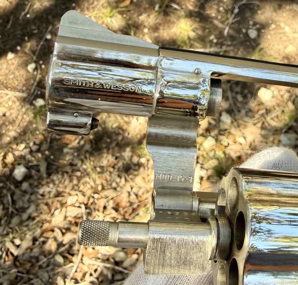 S&W Model 15-3 Nickel 2 inch all matching Original Box and Tools-img-7