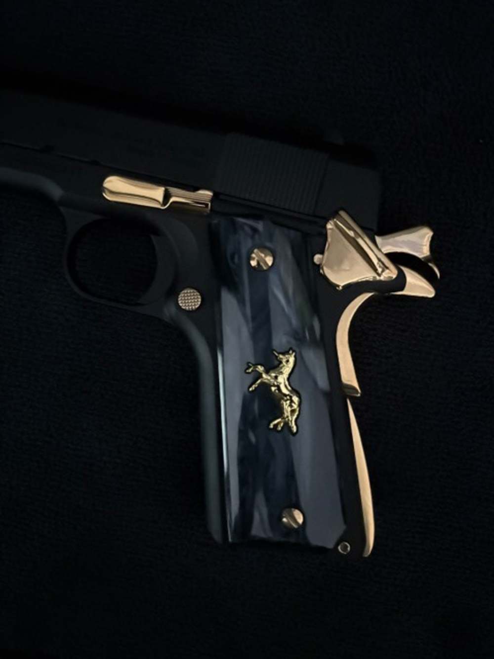 Century Arms Centurion 11 1911 45ACP Gold plated .01 Start Penny Auction NR-img-3